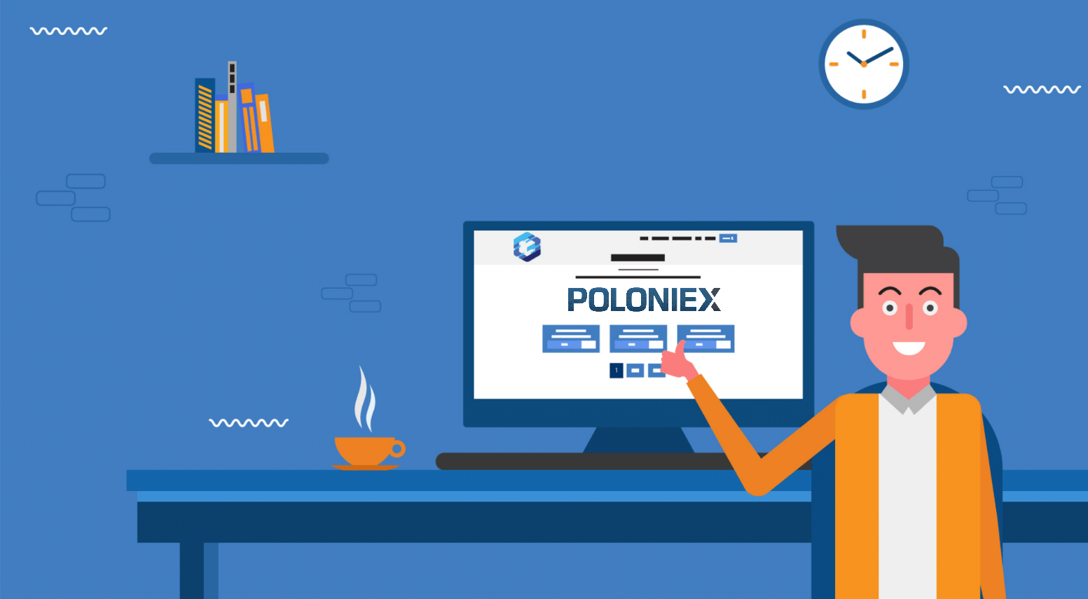 Wéi een e Kont erstellt a sech op Poloniex registréiert